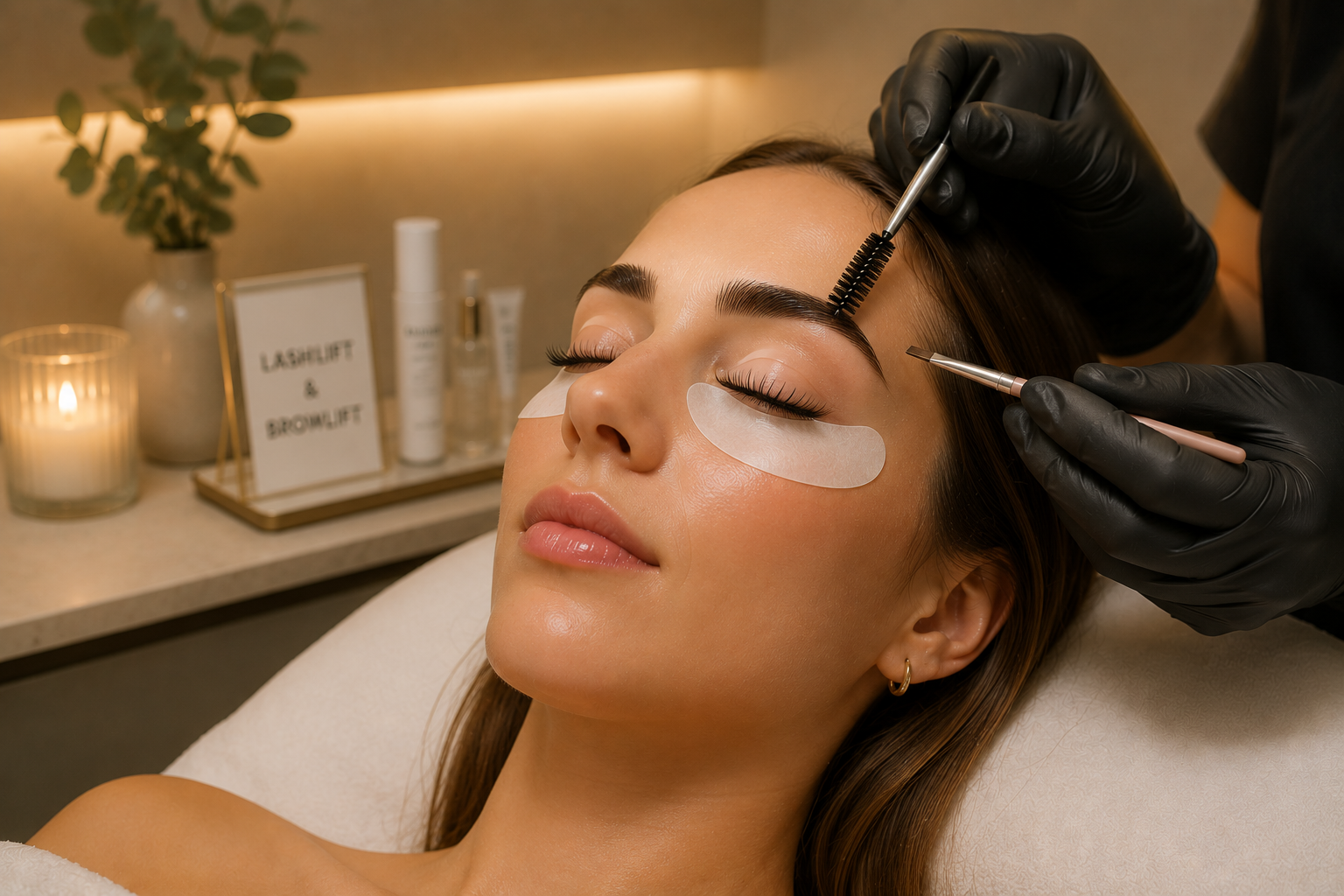 Lashlift och browlift behandling i Göteborg